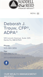 Mobile Screenshot of deborahtrouw.wrfa.com