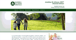 Desktop Screenshot of ajohnson.wrfa.com